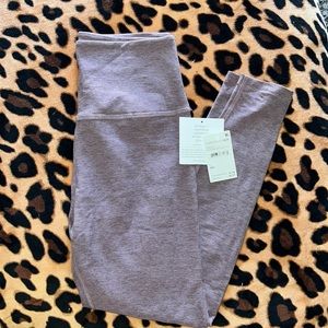 NWT silverberry heather space dye beyond yoga legging